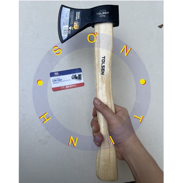 Búa rìu cán gỗ 600g Tolsen 25253
