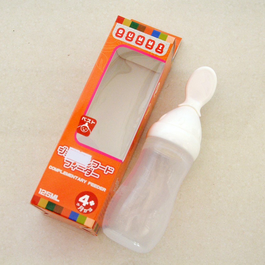 bình thìa tập ăn dặm Gummi 125ml