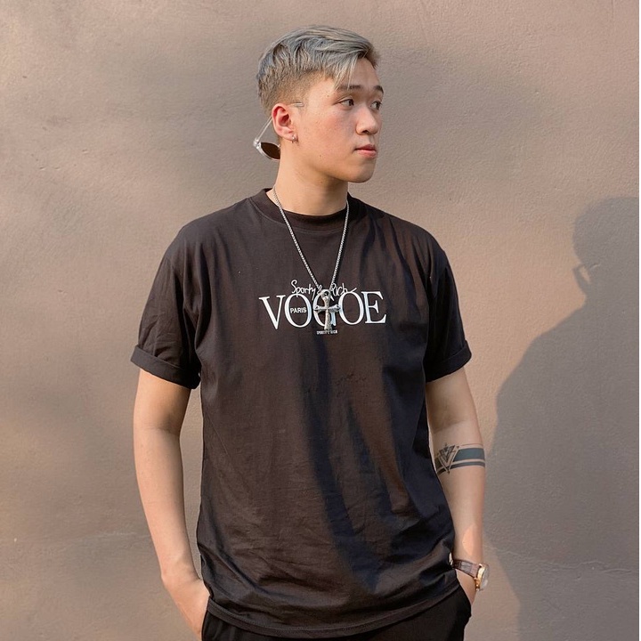 Áo thun nam nữ unisex VOGE BIGSZE áo phông vải cotton co giãn thoáng mát mềm mịn có size lớn đến 90kg