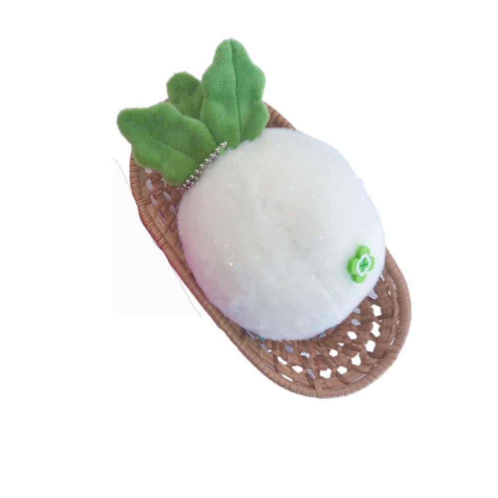Móc Khóa Hình Chim Cánh Cụt / Củ Cải Nhồi Bông Dễ Thương Dùng Trang Trí Ba Lô / Túi Xách