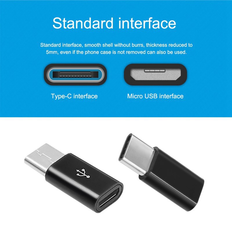 VN COOLMALL 5PCS Type-C Adapter Android to type-c Synchronous  for Android | BigBuy360 - bigbuy360.vn