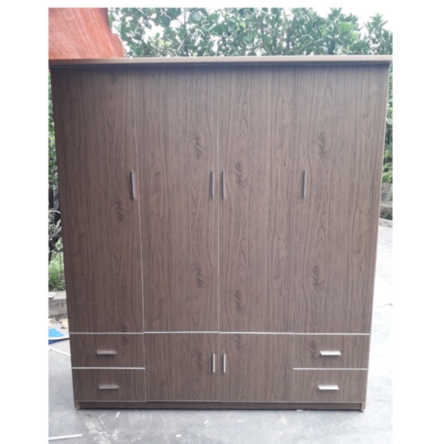Tủ nhựa đài loan vân gỗ óc chó NeW