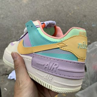 < VIDEO + ẢNH THẬT > GIÀY SNEAKER AF1 TRẮNG TÍM THẤP CỔ