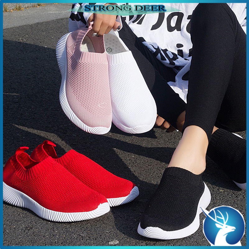 Giày thể thao chất liệu thoáng khí hợp thời trang dành cho nữ size 35-43