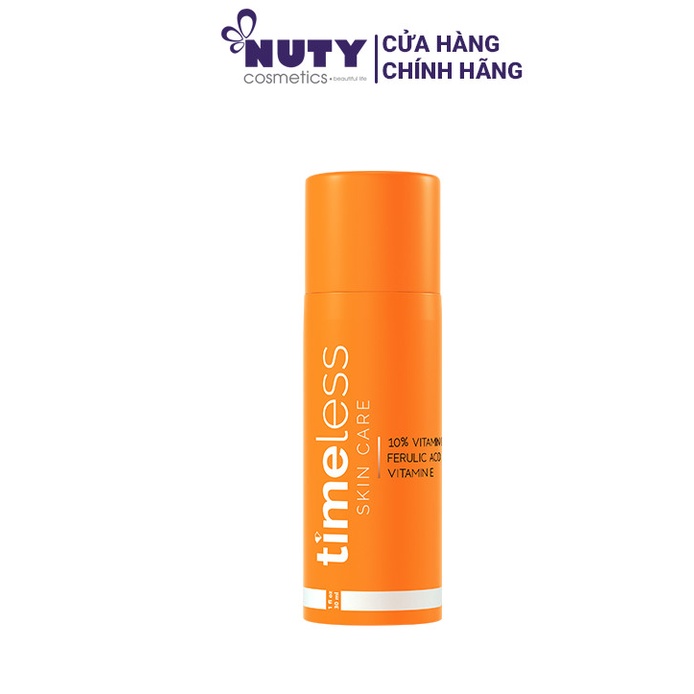 Tinh Chất Dưỡng Sáng Da Timeless 10% Vitamin C + Vitamin E + Ferulic Acid Serum (30ml)