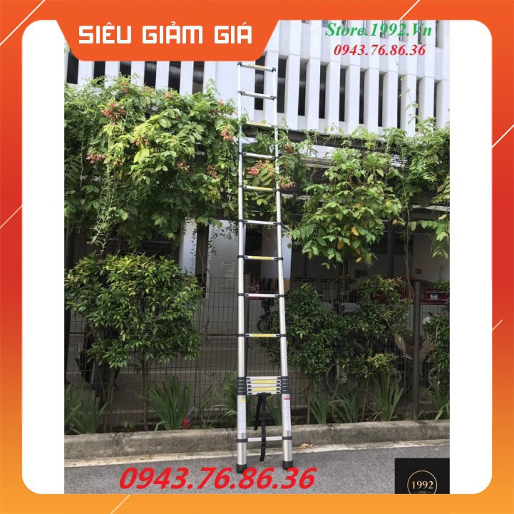 [Hàng Xịn] - Thang Nhôm Rút Từ (2.6M - 5.4M) Nhập Khẩu