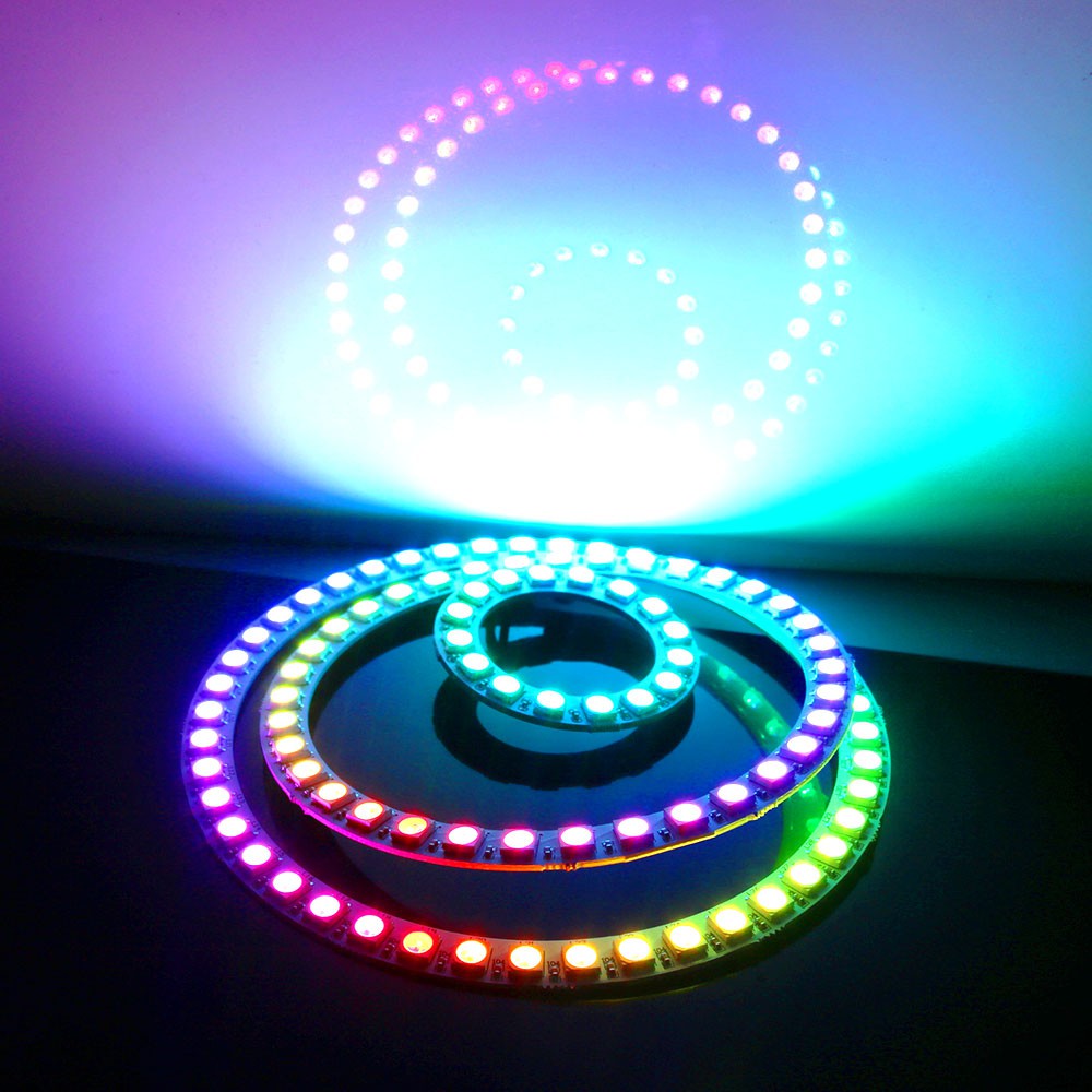 Xnbada Mô Đun Đèn Led Tròn Ws2812B 16-45leds 5v