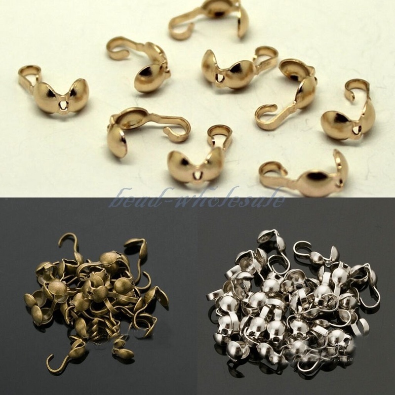 Bộ 100 Đầu Nối Bằng Kim Loại Dùng Làm Vòng Tay/ Vòng cổ DIY