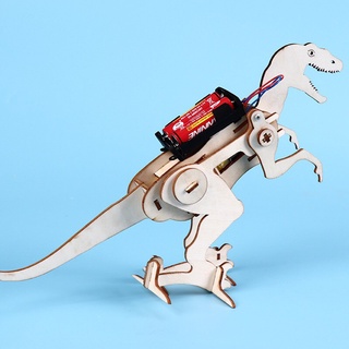 Bộ lắp ghép khủng long bằng gỗ theo phương pháp giáo dục stem steam - đồ chơi stem