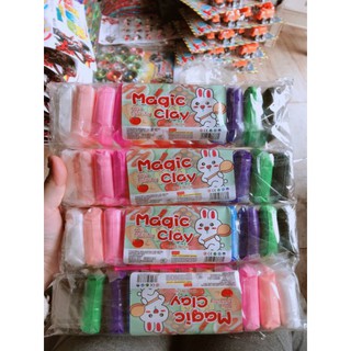 Đất sét nhật , Cát động lực , Magic clay 12 màu