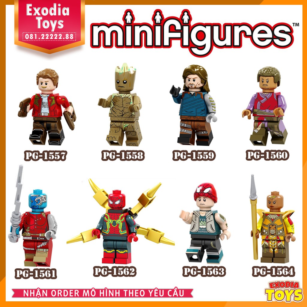 Xếp hình minifigure siêu anh hùng Avenger Infinity War : Cuộc Chiến Vô Cực  - Đồ Chơi Lắp Ghép Sáng Tạo - POGO 8130