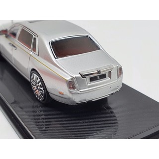 Xe Mô Hình Rolls Royce Phantom VII 1:64 Collector's Model ( Bạc )