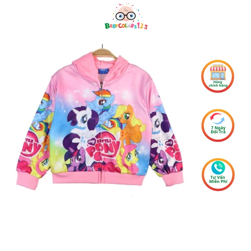 Áo khoác công chúa Elsa, Pony [size 10-45kg]