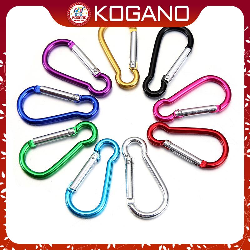Móc khóa EDC KOGANO móc chìa khóa xe, móc balo du lịch, dã ngoại, phượt carabiner nhôm siêu bền HG-001091