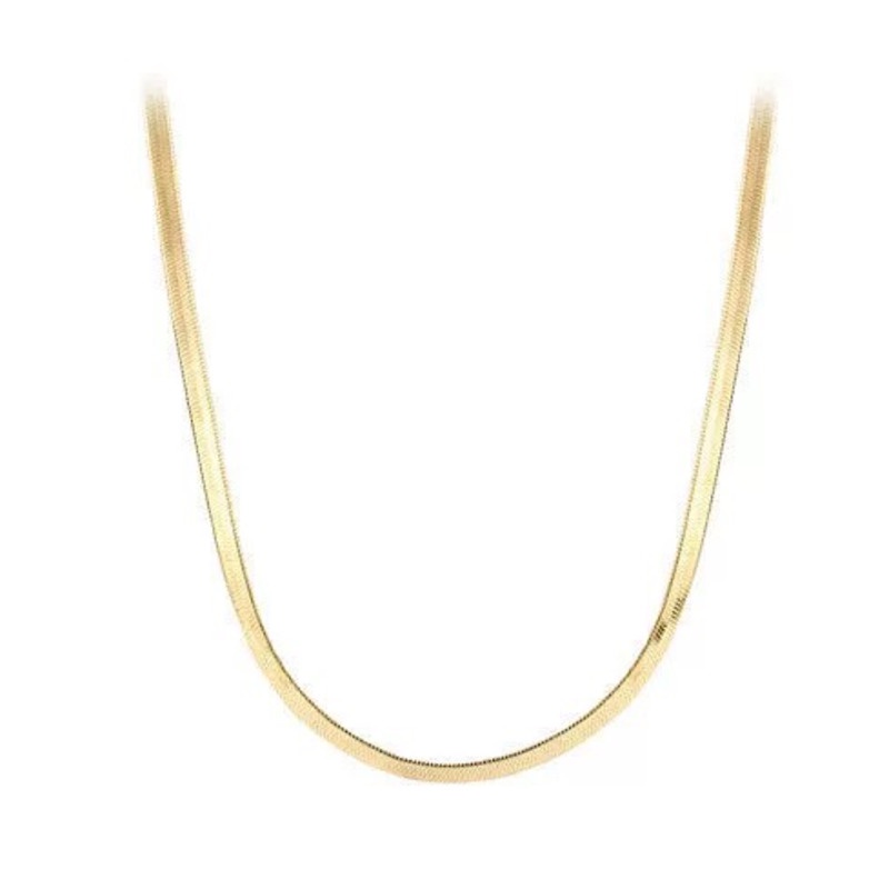 Vòng cổ Thép Titan Hình Xương Rắn Phong Cách hip hop Harajuku Thời Trang Unisex