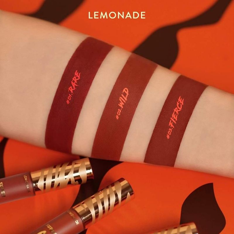 SON KEM LỲ LEMONADE SUPERTIGER LIPCREAM