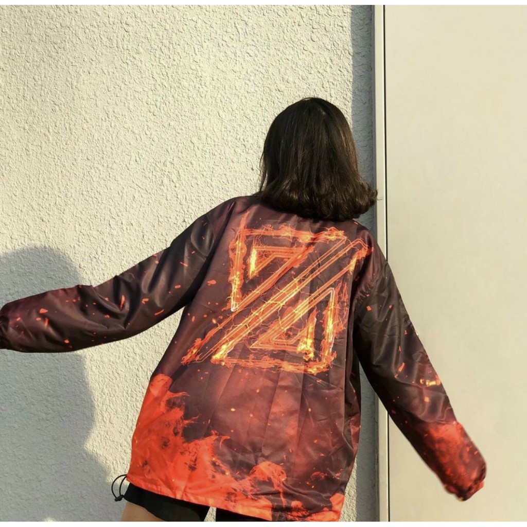 Áo khoác dù Loang Màu unisex dành cho nam nữ in Z, jacket form rộng vãi mero (kèm ảnh thật ) 123SHOP | BigBuy360 - bigbuy360.vn