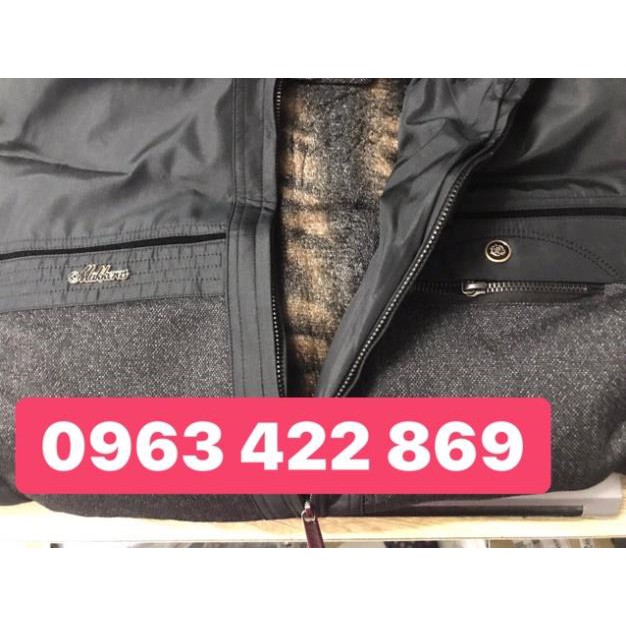 Áo khoác lót lông cho ông già - chữ