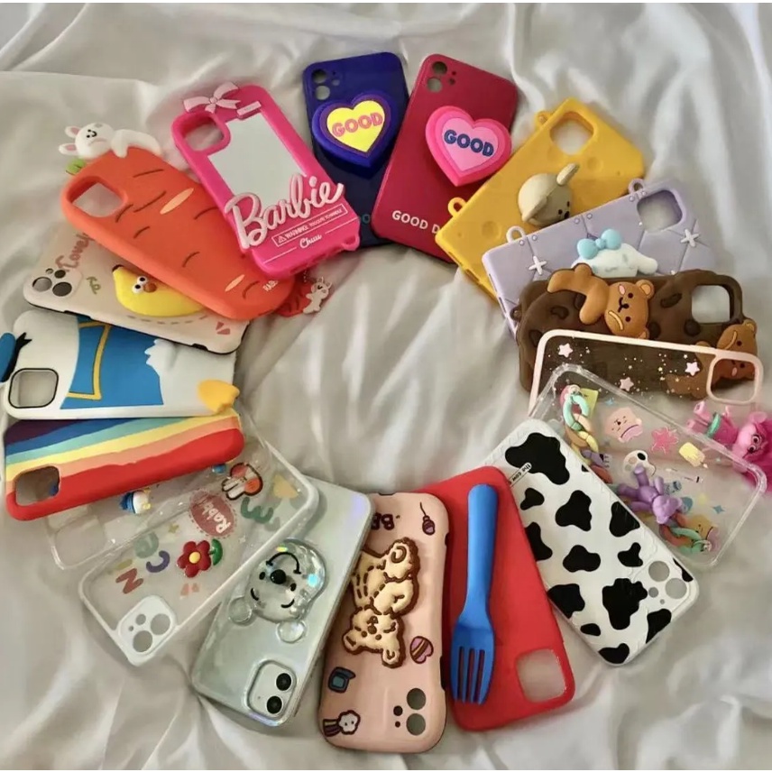 ⭐29K!! Vỏ điện thoại CLEARANCE⭐ Ốp Điện Thoại Mềm Họa Tiết Độc Đáo Cho iphone 12 11 xs/xr/xsmax 8plus
