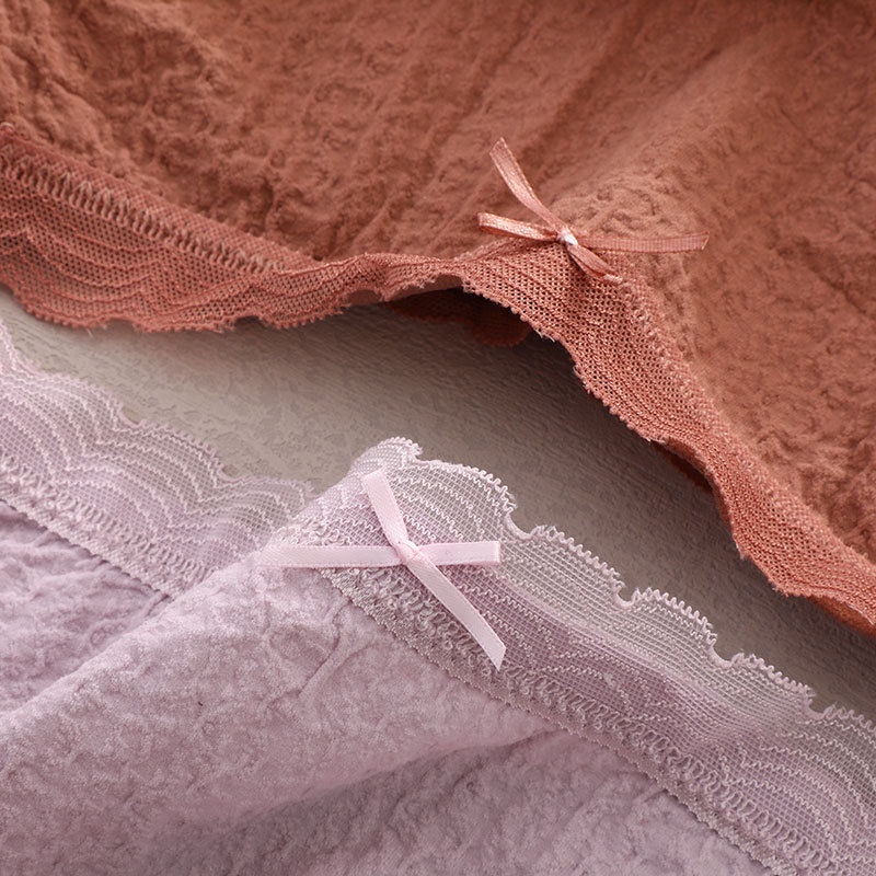 Quần lót nữ cotton dệt kim 100%, co dãn 4 chiều cạp vừa, đáy may không cộm HLBOUTIQUE  L12