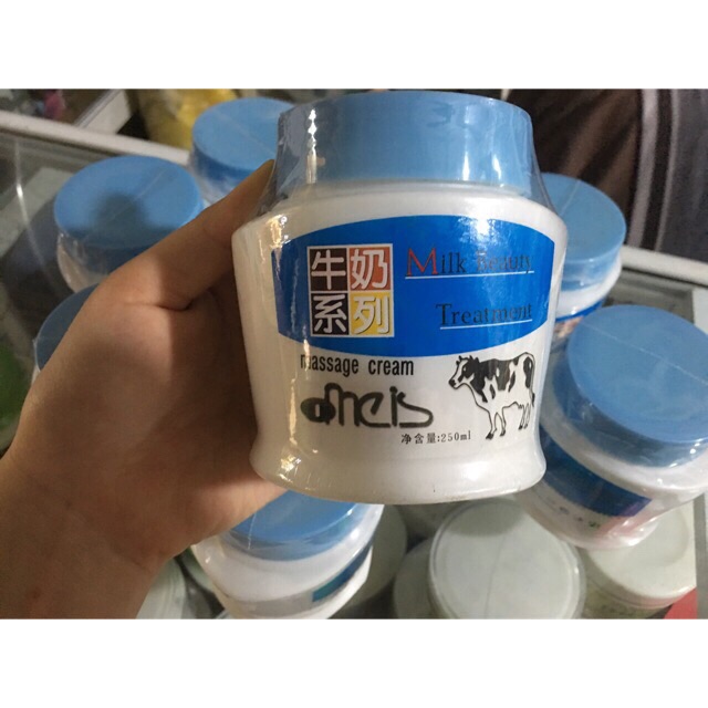 Kem massage sữa bò