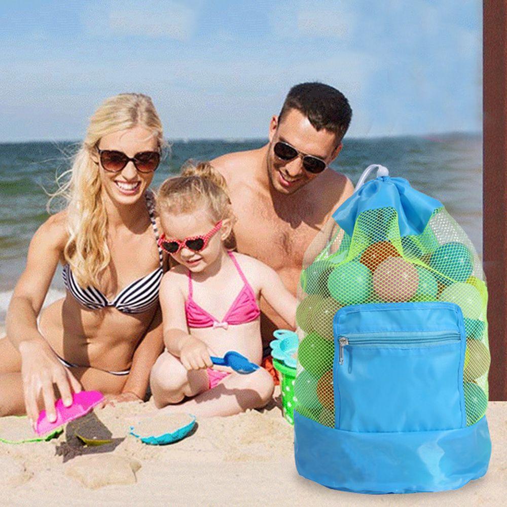 Túi Lưới Đựng Đồ Đi Biển / Đi Bơi Có Thể Gấp Gọn Tiện Lợi
