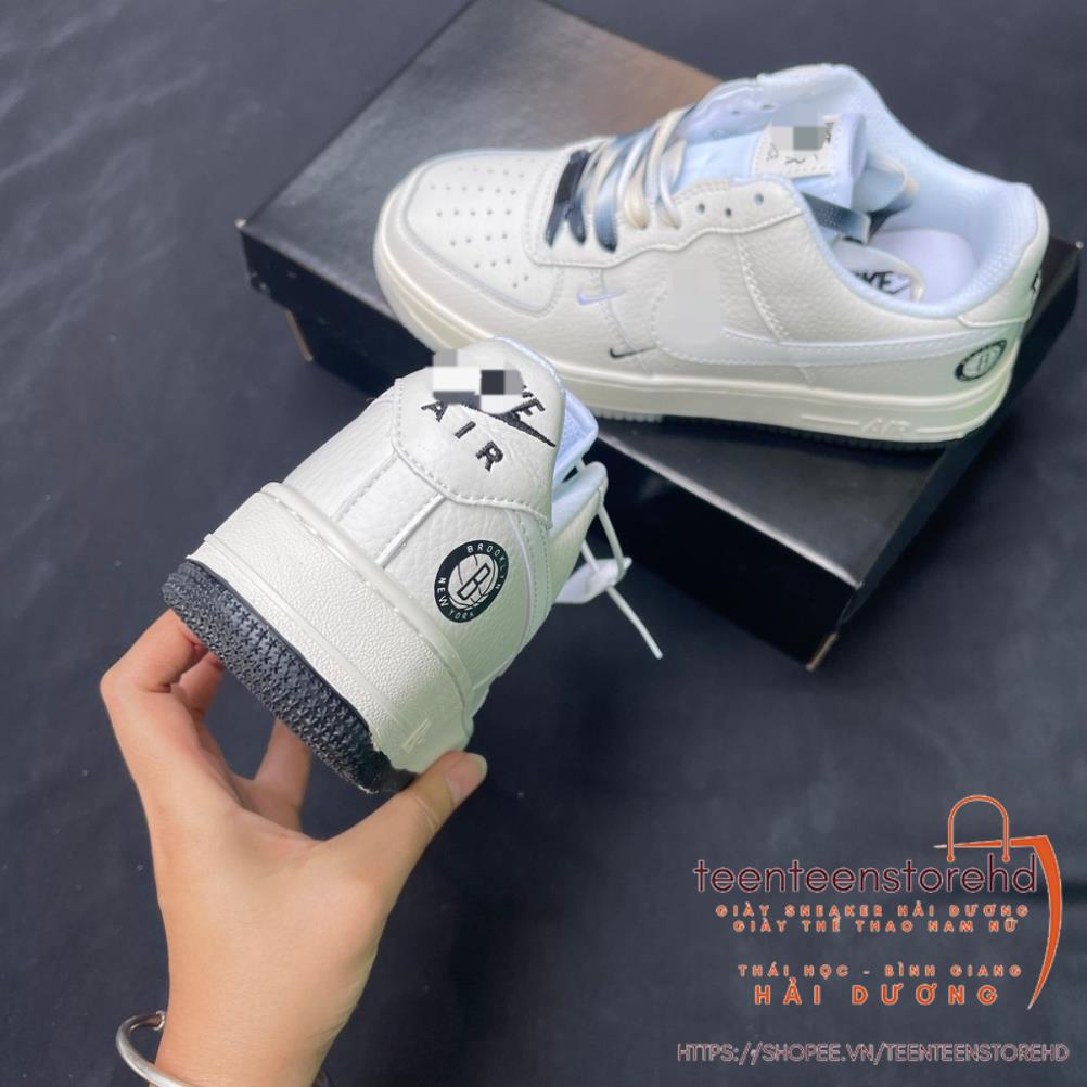 Giày thể thao nam/nữ af1 âm dương. Giày af1 đế đen trắng cổ thấp size 36-43