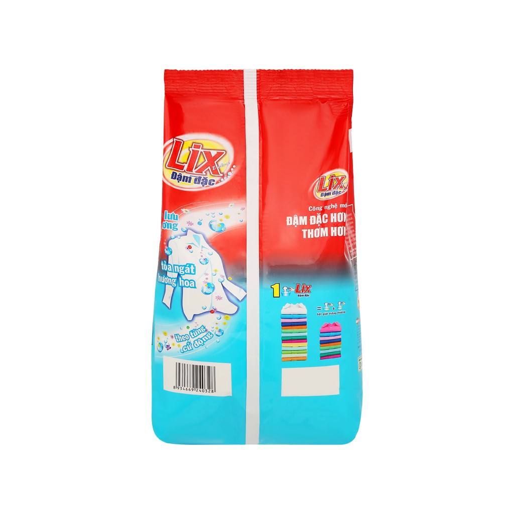 Bột Giặt LIX Extra Đậm Đặc 3Kg ED003 - Tẩy Sạch Vết Bẩn Mạnh Gấp 2 Lần