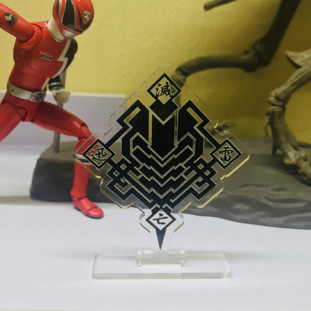 Mô Hình Standee Logo Mica Kamen Rider, Nhiều Mẫu, In Nét, Màu Sắc Đẹp