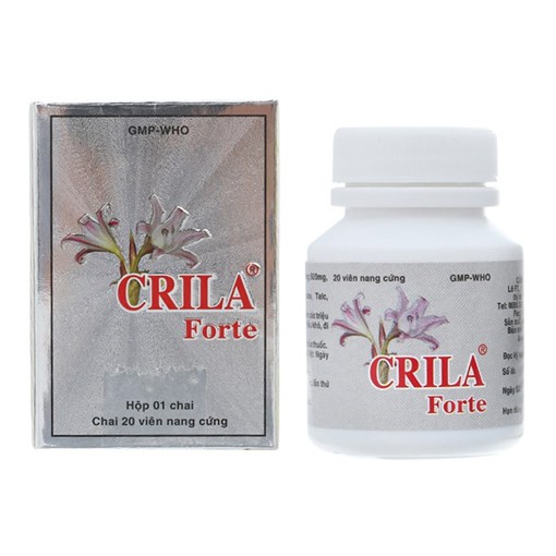 Viên uống Crila forte- Hỗ Trợ U Xơ Lành Tính Và Phì Đại Tuyến Tiền Liệt