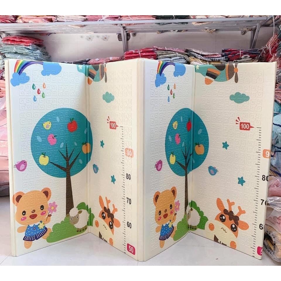 Thảm xốp gấp gọn 2 mặt XPE chống thấm 1m8 x 2m