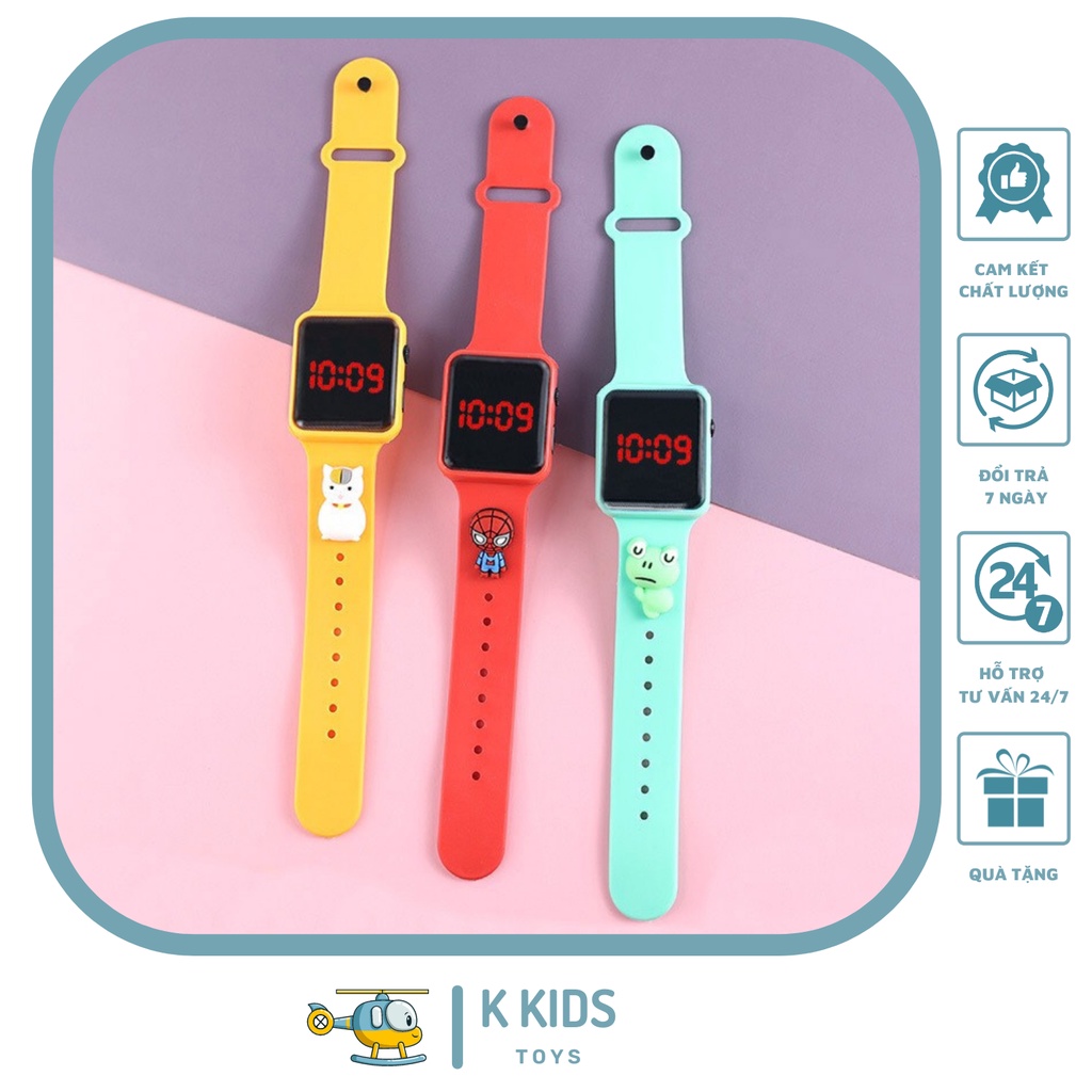 Đông hồ trẻ em DISNEY ZGO vuông dễ thương | BigBuy360 - bigbuy360.vn
