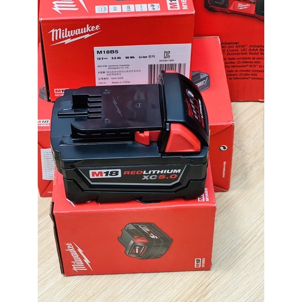 Pin M18 Milwaukee 2Ah-3Ah- 5Ah-8Ah -12Ah Giá Rẻ