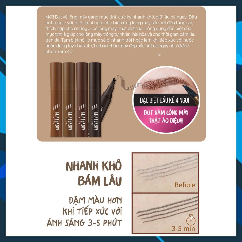 Bút vẽ chân mày Cathy Doll Real Brow 4D Tint 2G