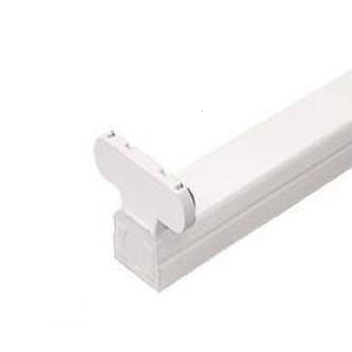 Máng đèn led đôi 1m2 sơn tĩnh điện cao cấp - sử dụng cho đèn tuýp led 1m2