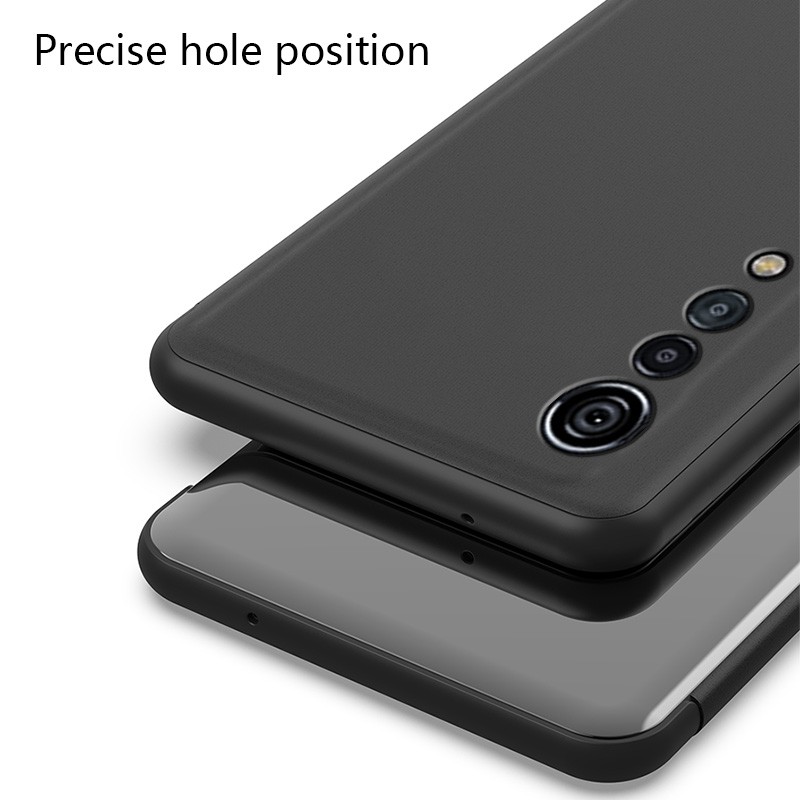 Bao da nắp gập tráng gương 360 độ cho Lg Velvet 5g