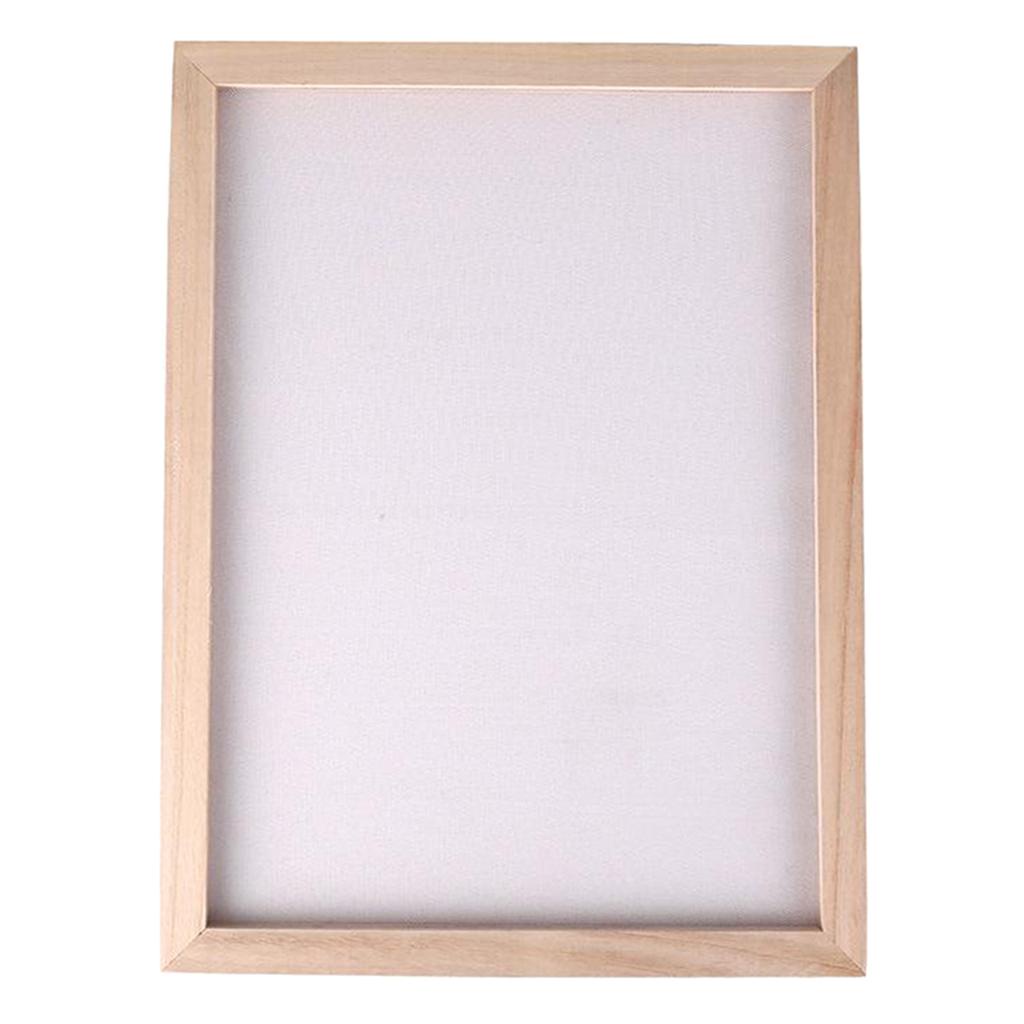Khung Giấy Thủ Công DIY Bằng Gỗ Kích Thước 15x18CM