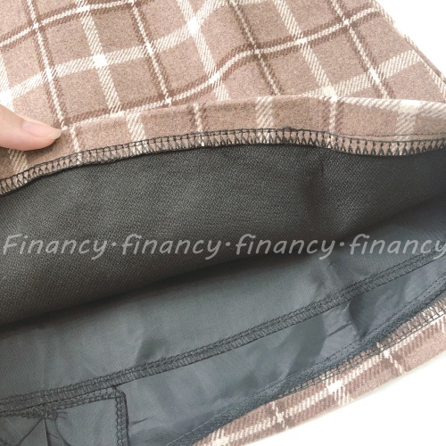 Chân váy chữ A, chân váy nữ dáng ngắn ⚡ HÀNG CAO CẤP ⚡  vải dạ sọc nâu Hàn quốc - V02 | BigBuy360 - bigbuy360.vn