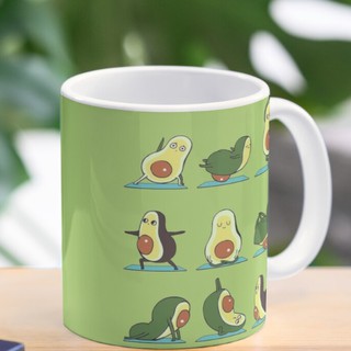Cốc sứ ly sứ in hình quả bơ quà tặng dễ thương