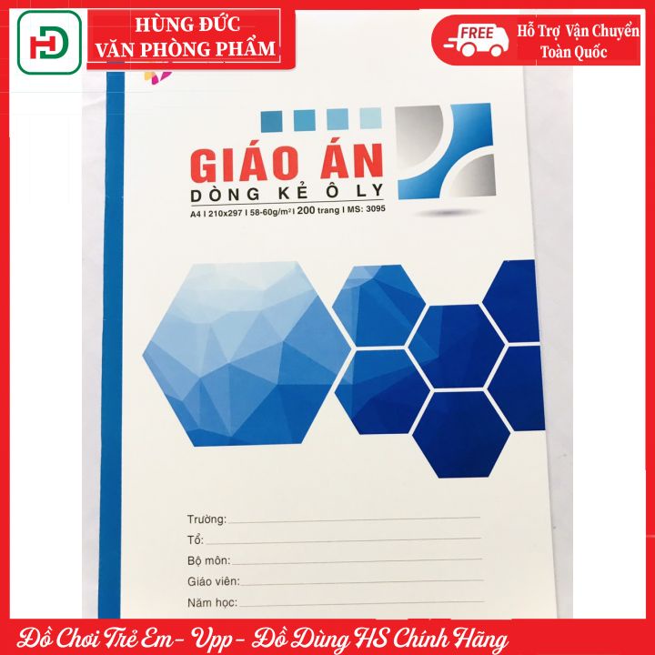 Sổ giáo án A4 200T Caro Hải Tiến 3095