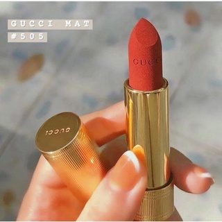 Aa1 gucci 505 matte - đỏ gạch cháy