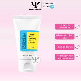 Minisize Sữa rửa mặt COSRX Low pH Good Morning Gel Cleanser 50ml