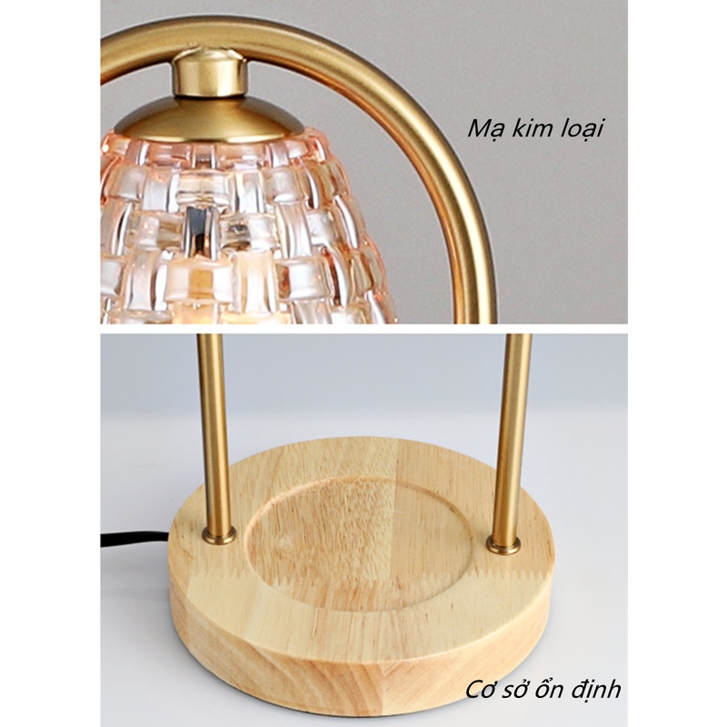 Đèn Ngủ Để Bàn Hình Cây Nến Độc Đáo Candle Warmer Lamp Fragrance Lamp Table Night light