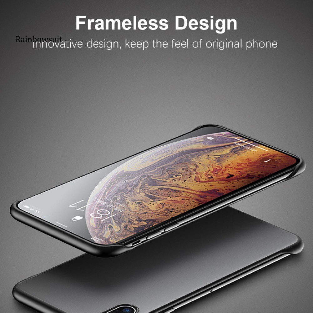 Ốp Điện Thoại Nhám Không Khung Cho iPhone X XR XS Max 11 Pro Max