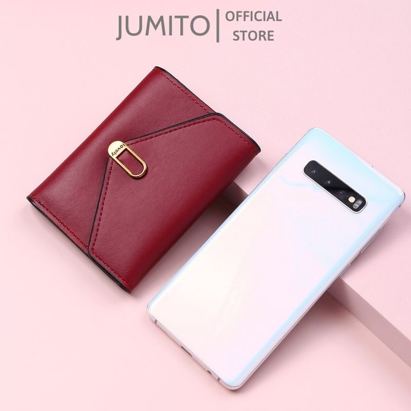 Ví nữ nhỏ gọn bỏ túi cầm tay mini Lovely chất liệu da pu cao cấp JUMITO 22529417523