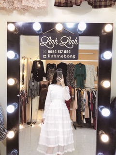 Váy ren tầng