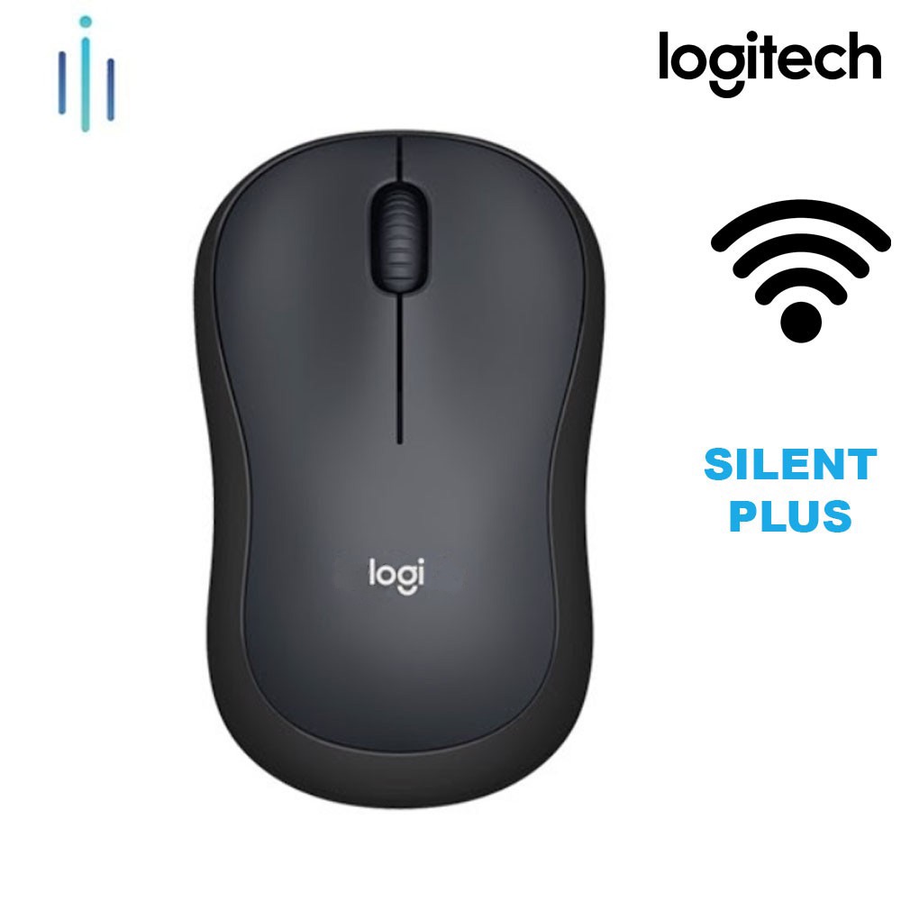 Chuột Wireless Logitech M221 Silent Plus - Đen