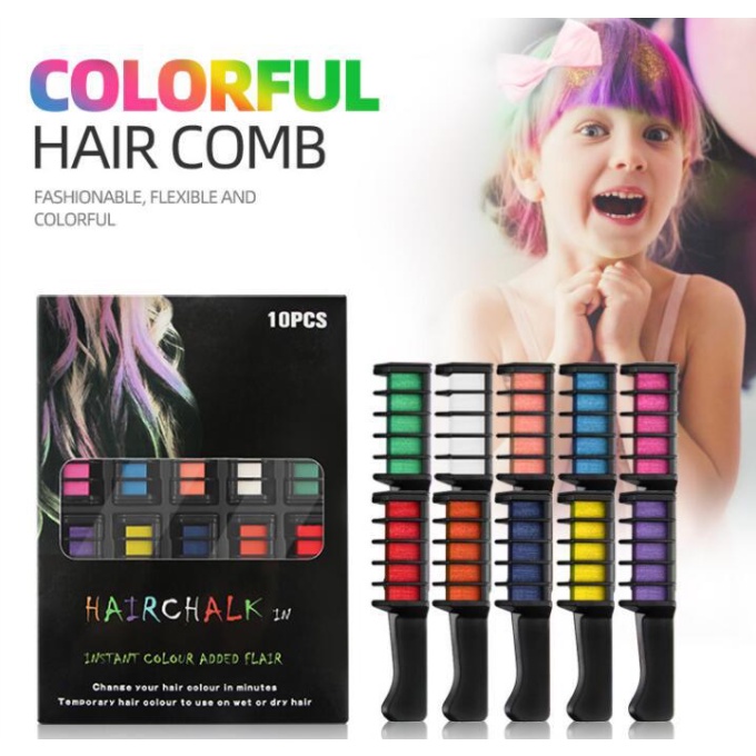 Phấn Nhuộm Tóc Tạm Thời Màu Sắc Thời Trang