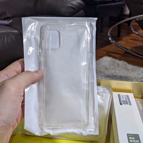 Ốp lưng Silicone dẻo trong suốt cho Samsung A51.