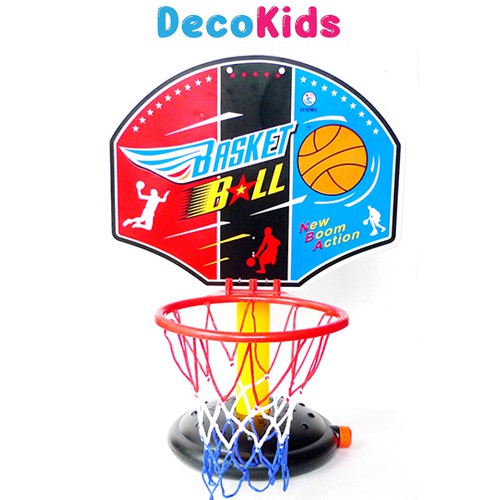 Bộ đồ chơi bóng rổ mini có thể chơi trong nhà rèn luyện vận động cho bé từ trên 3 tuổi